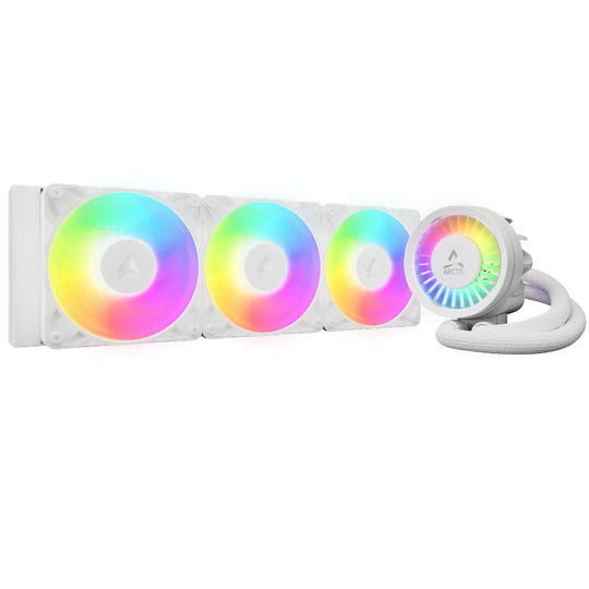 Arctic Liquid Freezer III ARGB PRO White 360mm AIO CPU Cooler - 3x P12 Pro ARGB Fans