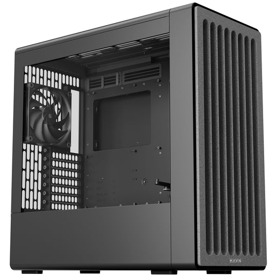 HAVN BF 360 Flow Premium Mid Tower Case - Black