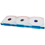 Lian Li UNI FAN TL LCD Wireless Reverse 120 White Triple Fan Pack with Controller - 12RTLLCD1W3W