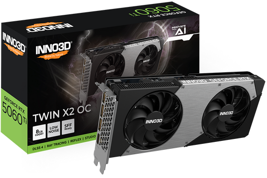 Inno3D GeForce RTX 5060 Ti Twin X2 OC 8GB GDDR7 2602 MHz