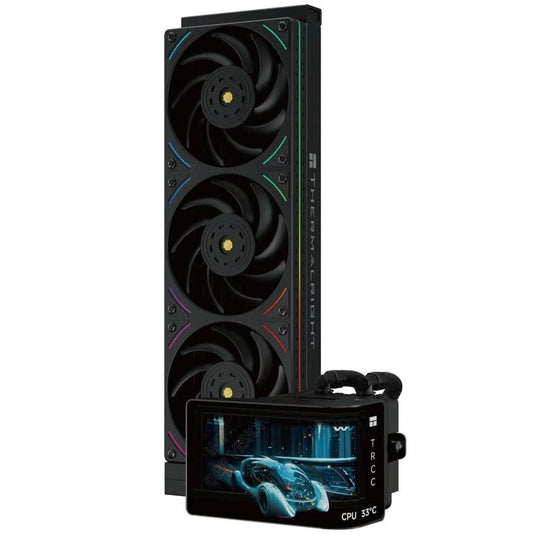 Thermalright Wonder Vision 360 UB ARGB Black All In One CPU Cooler – 360mm PWM