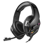Varr Pro VH8050, Over-Ear Wired Gaming Headset with Mic, Black, RGB