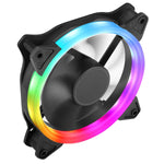 CiT OEM Rainbow Ring RGB 120mm Hydro Bearing Fan - OEM-RAINBOW-12