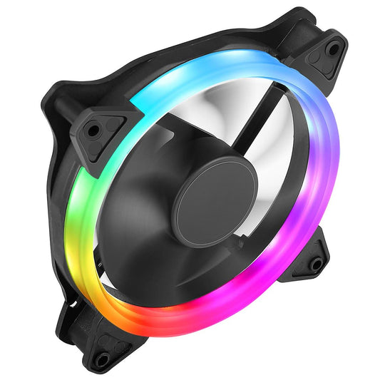 CiT OEM Rainbow Ring RGB 120mm Hydro Bearing Fan - OEM-RAINBOW-12