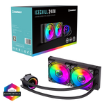 GameMax Ice Chill 240V AIO ARGB Water Cooler Black