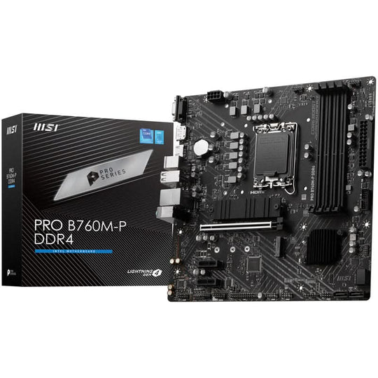 MSI PRO B760M-P DDR4 Socket 1700 micro ATX Motherboard