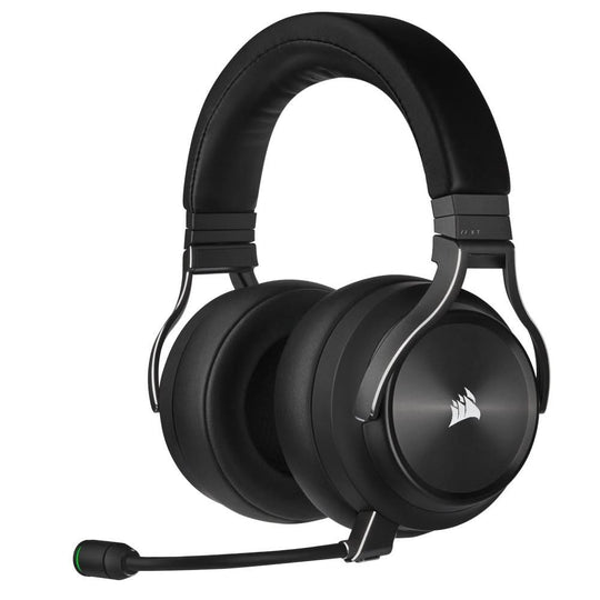 Corsair VIRTUOSO RGB WIRELESS/Bluetooth XT High-Fidelity Gaming Headset with Spatial Audio, Slate