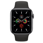 Apple Watch, Series 7, GPS, 45 Aluminium, Sport band, Black, Refurbished