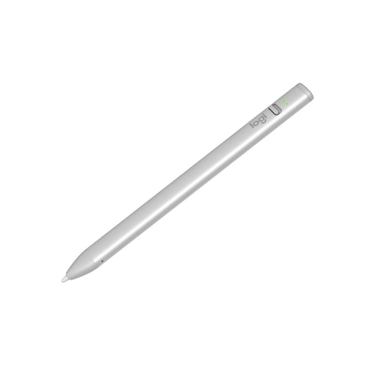 Logitech Crayon, stylus pen, 20G, aluminum, Silver