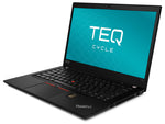 Teqcycle Lenovo ThinkPad T490 Intel  Core  i5 i5-8365U Laptop 35.6 cm (14") Full HD 16 GB DDR4-SDRAM 256 GB SSD Wi-Fi 5 (802.11ac) Windows 11 Pro Black TLT490MX06P