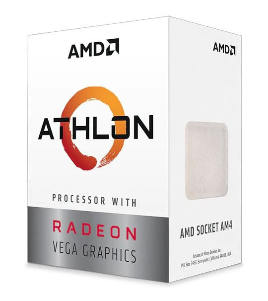 AMD Athlon 3000G 4MB Cache 3.5GHz 2 Cores AM4 Processor