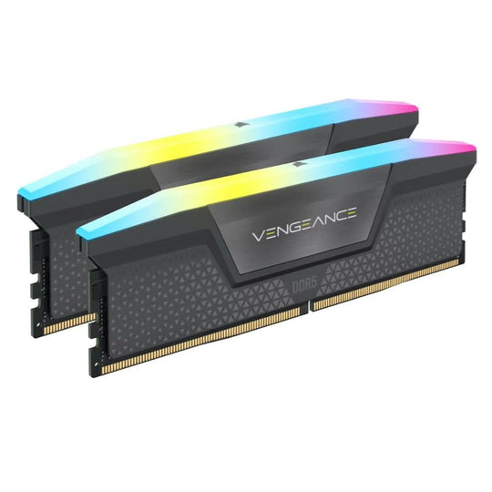 Corsair Vengeance RGB EXPO CMH32GX5M2B6000Z30K 32GB (2x16GB) DDR5 6000MHz AMD-Optimized Memory Kit