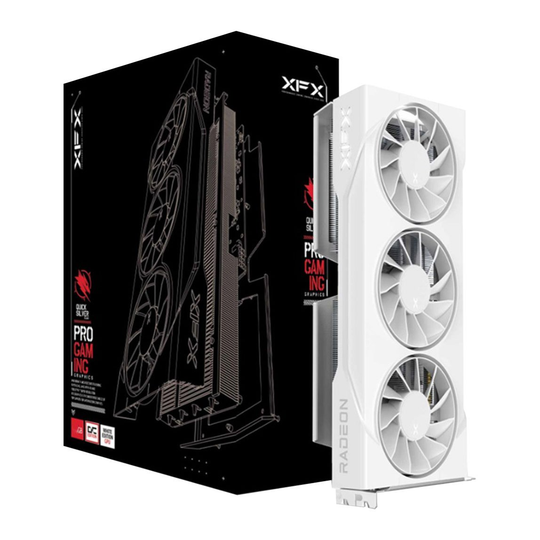 XFX Swift 9060 XT Gaming OC White Triple Fan 16GB GDDR6 PCI-Express Graphics Card
