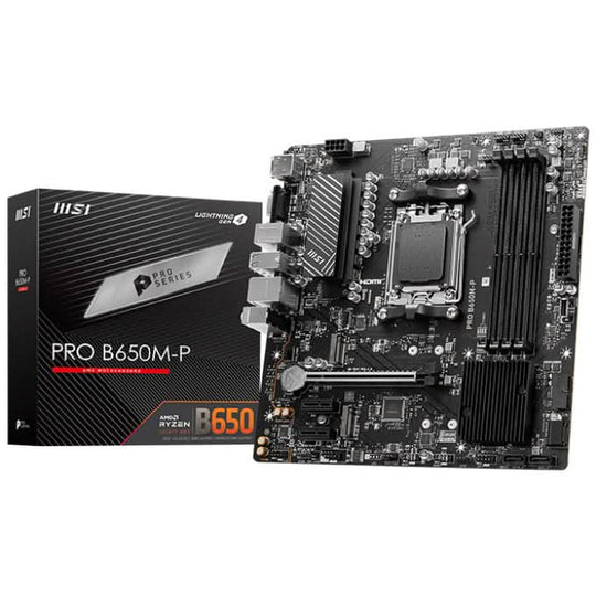 MSI PRO B650M-P Socket AM5 DDR5 mATX Motherboard