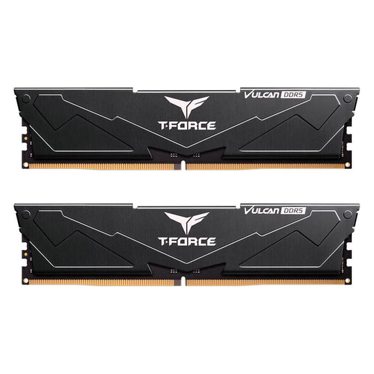TeamGroup Vulcan 64GB (2x32GB) DDR5 PC5-51200C40 6400MHz Dual Channel Kit - Black