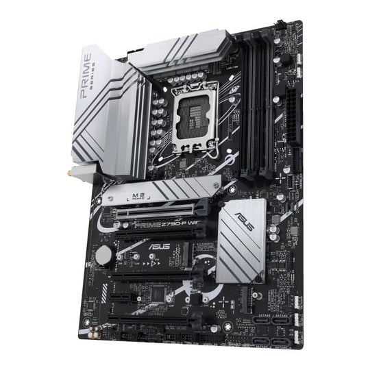 لوحة أم ASUS PRIME Z790-P واي فاي، إنتل، مقبس LGA 1700، شريحة Z790، ذاكرة DDR5، بحجم ATX