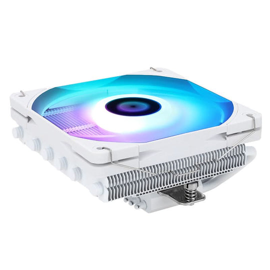 Thermalright AXP120-X67 White ARGB Low Profile CPU Air Cooler - 120mm Slim Fan