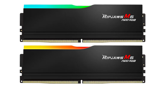 G.Skill Ripjaws M5 NEO RGB 64GB (2x32GB) DDR5 6000MHz CL28 EXPO Memory Kit - Black