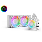 EK Water Blocks EK-Nucleus CR240 Lux D-RGB All In One CPU Water Cooler - White