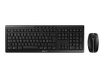 CHERRY Stream Desktop Recharge keyboard Mouse included RF Wireless QWERTZ Swiss Black