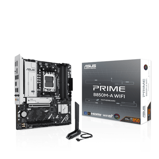 Asus Prime B850M-A WIFI (Socket AM5) DDR5 Micro-ATX Motherboard