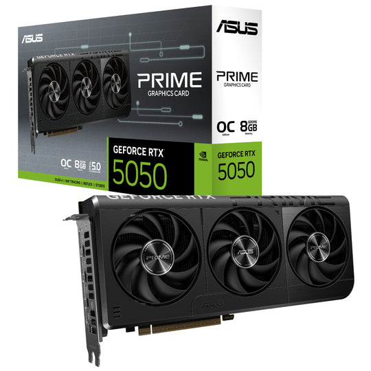 Asus GeForce RTX 5050 Prime OC 8GB GDDR6 PCI-Express Graphics Card