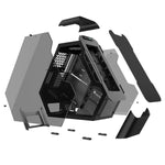 Jonsbo TR03 Black aluminium front panel/window Triangular Case