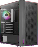 Aerocool Skribble ARGB Mid Tower Case Tempered Glass Drawing Panels - Black