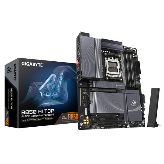 GIGABYTE B850 AI TOP Socket AM5 ATX Brown Motherboard