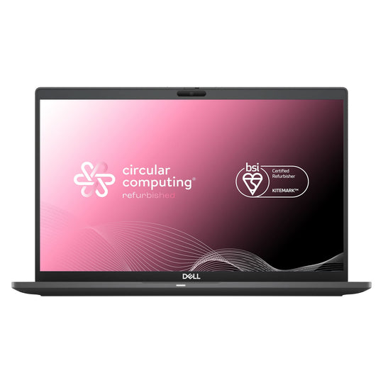 Circular Computing BSI certified Dell Latitude 7410 Refurbished Laptop, Intel Core i5 10th Gen, 16GB, 256GB SSD, 14” Full HD, Windows 11 Pro. The highest quality refurbished laptops in the world.