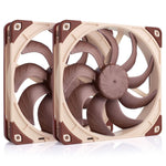 Noctua NF-A14x25 G2 PWM Sx2-PP Fan - 140mm Dual Fan Kit - LCP Material