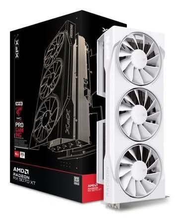 كرت شاشة XFX سويفت Radeon RX 9070 XT إصدار الألعاب، بذاكرة 16 جيجابايت GDDR6 وتردد 2970 ميجاهرتز