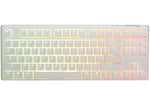 Ducky One3 Pure White TKL - USB Wired Gaming Keyboard - UK English