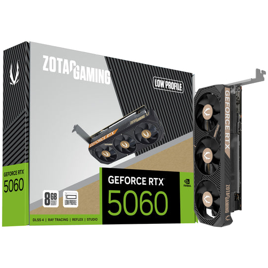 Zotac GeForce RTX 5060 Low Profile 8GB GDDR7 PCI-Express Graphics Card
