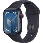 Apple, Watch, Series 9, GPS, Sport band, Black , Refurbished
