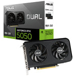 Asus GeForce RTX 5050 Dual OC 8GB GDDR6 PCI-Express Graphics Card