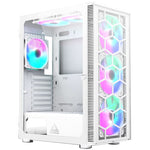 Montech X3 Glass Midi-Tower RGB Tempered Glass - White