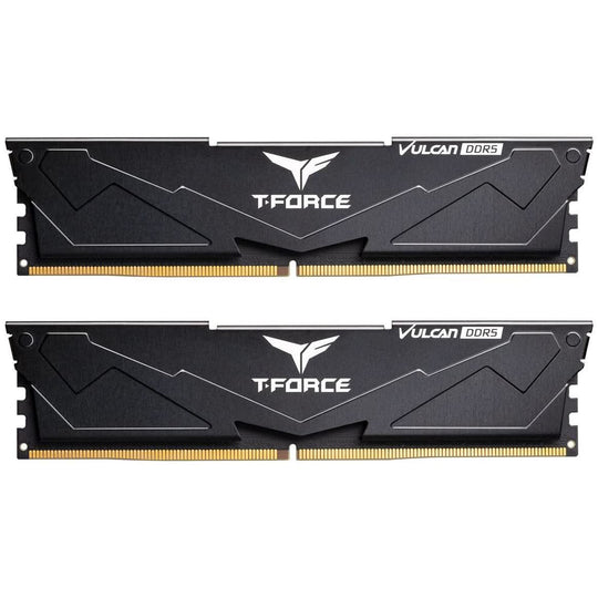 TeamGroup Vulcan 32GB (2X16GB) DDR5 PC5-44800C36 5600MHz Dual Channel Kit - Black (FLBD532G5600HC36BDC01)