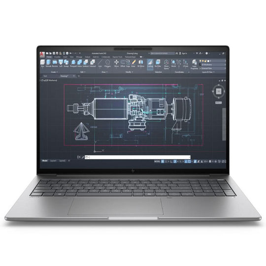 HP - ZBook 8 G1i + 16" Mobile Workstation - Intel Core Ultra 7 255H - RTX 500 Ada - 32GB RAM - 1TB SSD - 16" WUXGA - Windows 11 Pro - Meteor Silver