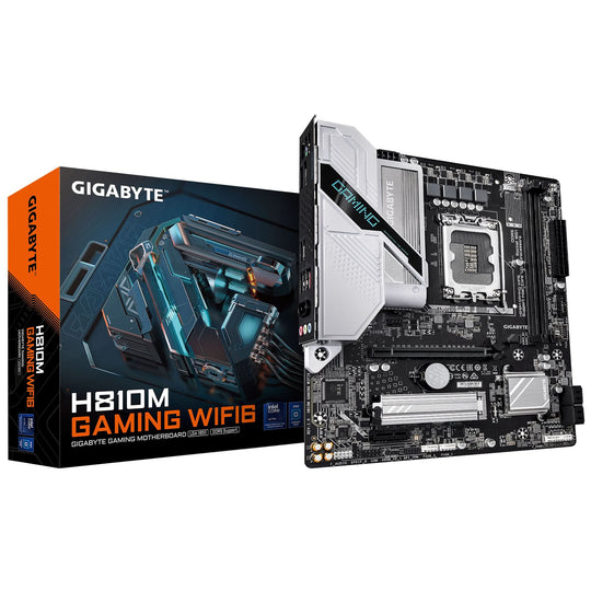 GIGABYTE H810M GAMING WIFI6 Socket LGA 1851 MicroATX Dark Brown Motherboard