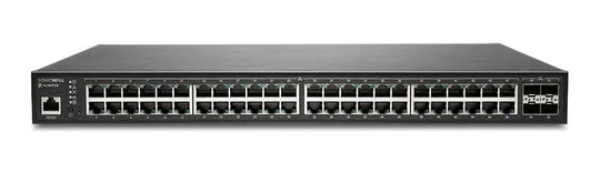 SonicWall SWS14-48FPOE Managed L2 Gigabit Ethernet (10/100/1000) Power over Ethernet (PoE) 1U Black 02-SSC-8382