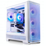 GiGate - Eclipse + G400A Snow + Desktop PC for Gaming - AMD Ryzen 7 5700X3D - NVIDIA Geforce RTX 5060 Ti - 16GB RAM - 512GB SSD