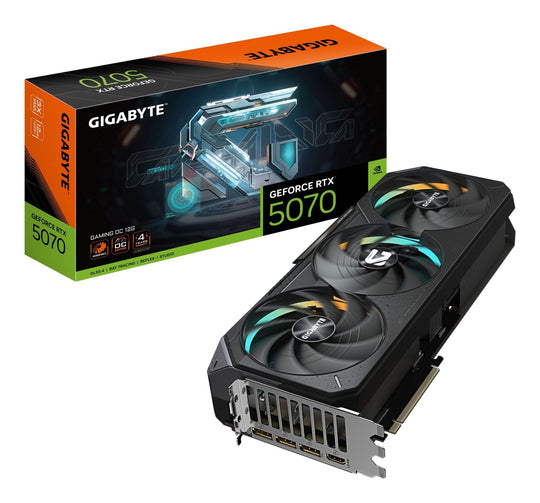 GIGABYTE GeForce RTX 5070 Ti GAMING OC 16G Graphics Card - 16GB GDDR7, 256bit, PCI-E 5.0, 2588 MHz Core Clock, 3 x DP 2.1a, 1 x HDMI 2.1b, NVIDIA DLSS 4, GV-N507TGAMING OC-16GD
