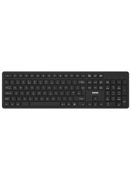 Port Designs 900904-UK - Wireless Keyboard &amp; Mouse Combo - Black