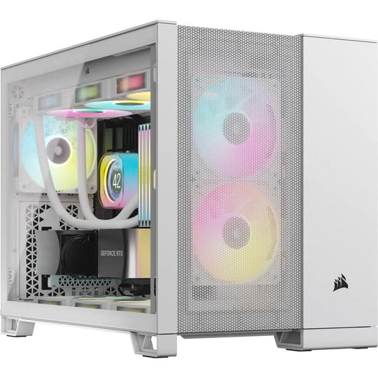 Corsair 2500D AIRFLOW Mid-Tower ATX Case Dual Chamber High Airflow - White