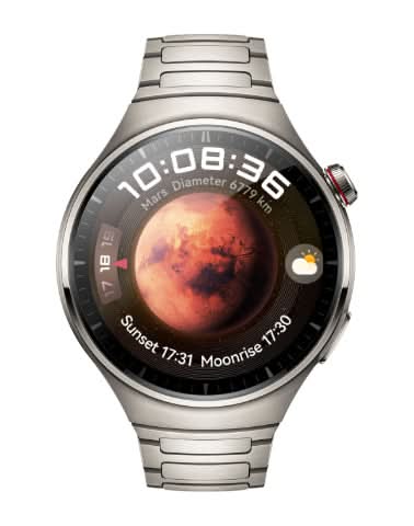 Huawei WATCH 4 Pro 3.81 cm (1.5") AMOLED 48 mm Digital 466 x 466 pixels Touchscreen Titanium Wi-Fi GPS (satellite) 55020AMB