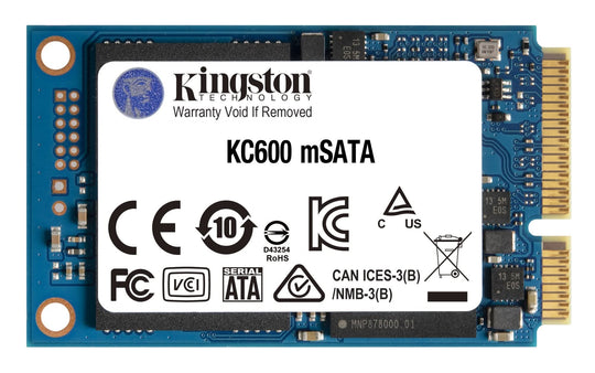 وحدة تخزين KC600 SSD من كينغستون، 256 جيجابايت بمنفذ ساتا 3 ام اس ايه تي ايه