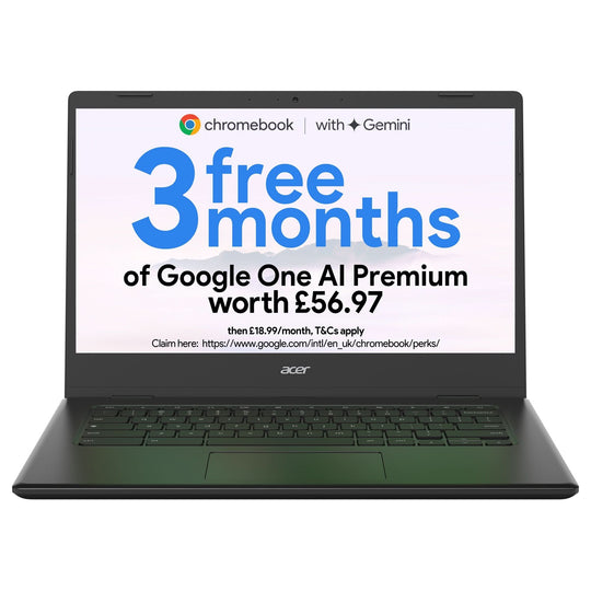 Acer - Chromebook 314 + CBOA314-1H + Chromebook - Intel Celeron N4500 - Intel UHD Graphics - 4GB RAM - 64GB eMMC - 14" Full HD - Chrome OS - Black