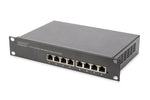 Digitus 8 Port Gigabit PoE Switch, 10 Inch, Unmanaged