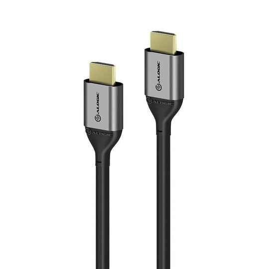 كابل HDMI أولوجيك ULHD02-SGR، بطول 2 متر، HDMI Type A (قياسي)، باللونين الأسود والرمادي